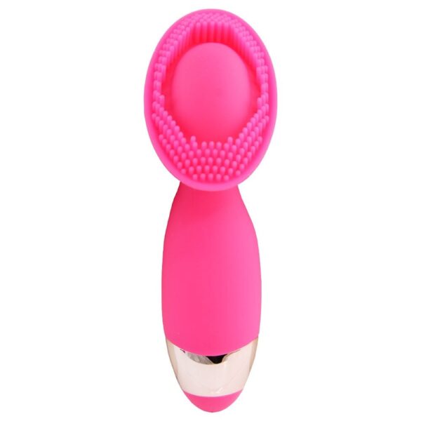 Escova estimuladora de clitóris em silicone com cerdas massageadoras - Image 6