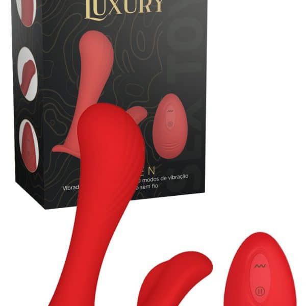 Vibrador Estimulador de Ponto G e Clitóris em Silicone com 10 Modos de Vibração Controle sem Fio - Intt Heaven Luxury