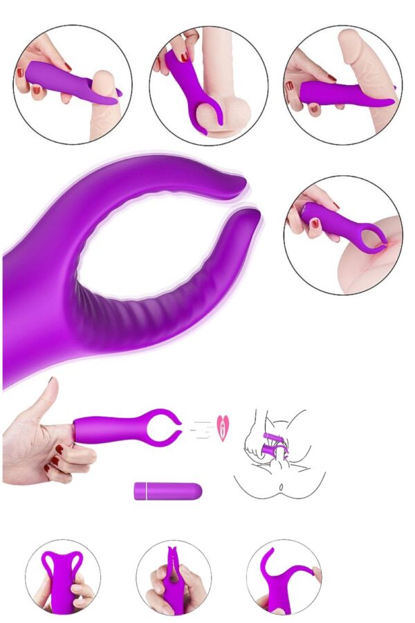 Vibrador Estimulador Peniano em Silicone com 9 Modos de Vibração e Recarregável - S-Hande Grant - Image 6