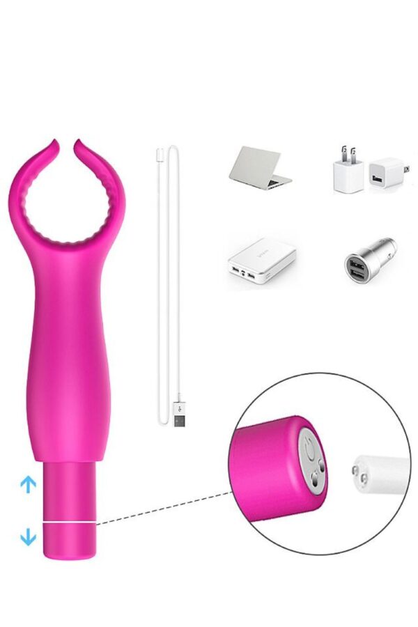 Vibrador Estimulador Peniano em Silicone com 9 Modos de Vibração e Recarregável - S-Hande Grant - Image 7