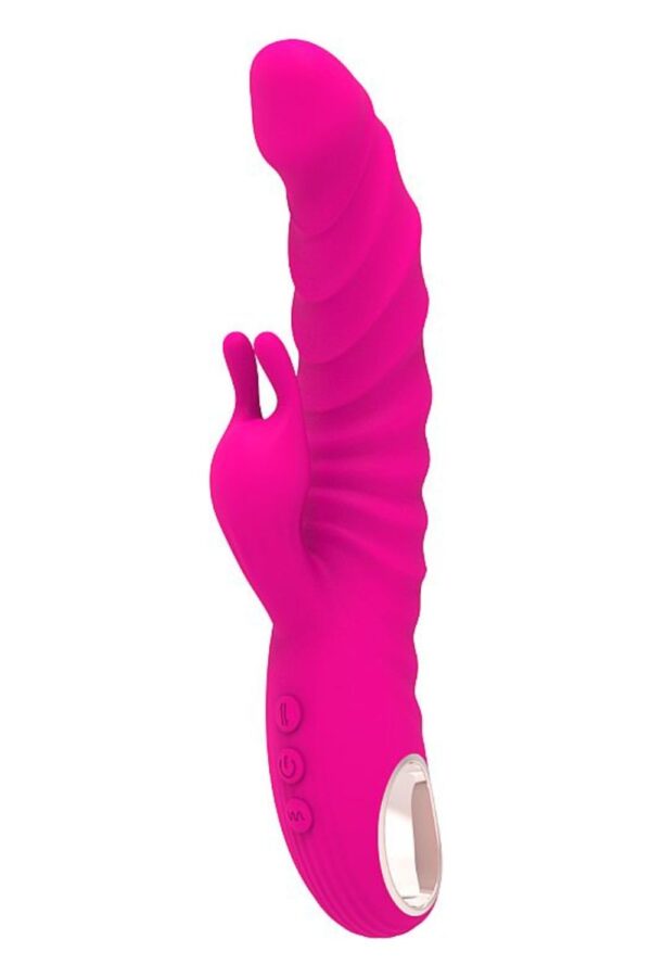 Vibrador com estimulador clitoriano 10 modos de vibração Dedilhar Dreamboat Alwup - Image 3