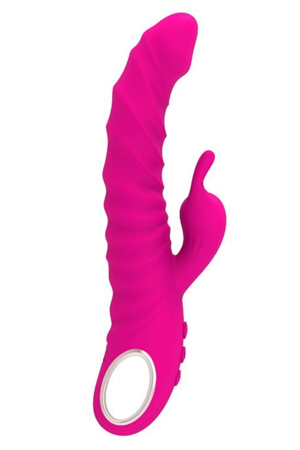 Vibrador com estimulador clitoriano 10 modos de vibração Dedilhar Dreamboat Alwup - Image 2