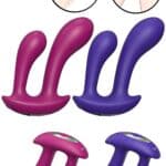 Plug Anal Duplo com 9 modos de Vibração