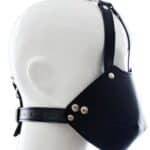 Focinheira Couro Sintético Com Fivelas Ajustáveis