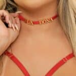 Gargantilha  choker personalizável