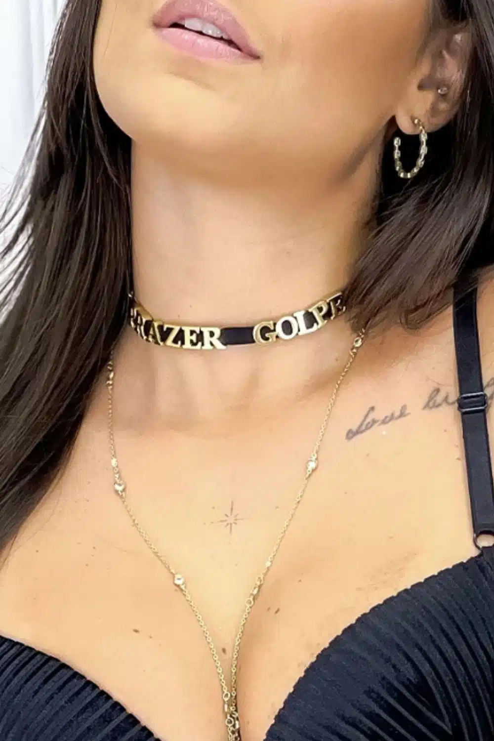 Gargantilha  choker personalizável  Imagem 4