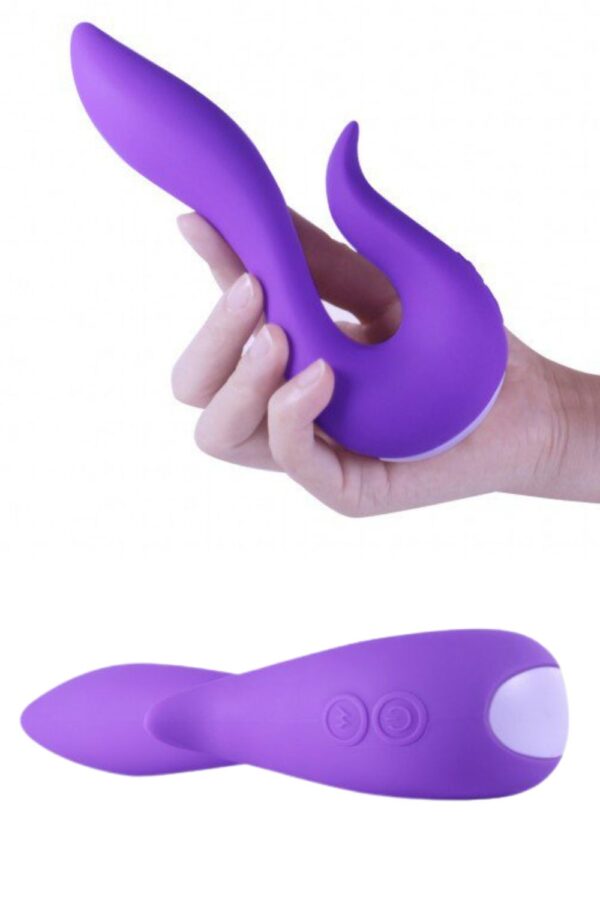 Vibrador Recarregável Com Estimulador 7 Modos De Vibração Love - Lovetoys - Image 2