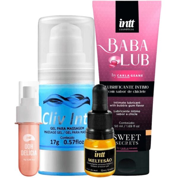 Kit Promocional Especial Intt com Cliv OOH Delícia Babalub e Meltesão