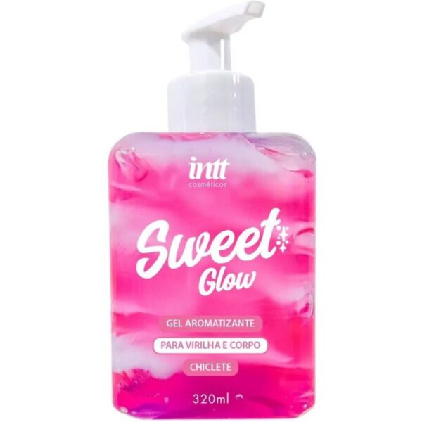 Sweet Glow Hidratante Para Virilha e Corpo - Chiclete 320ml INTT