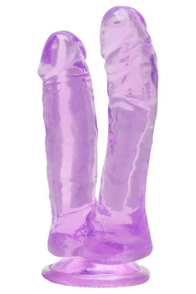 Pênis Duplo Transparente com ventosa 17,3 X 3,5Cm 7 15327912281 penis duplo transparente com ventosa 17 3 x 3 5cm 05