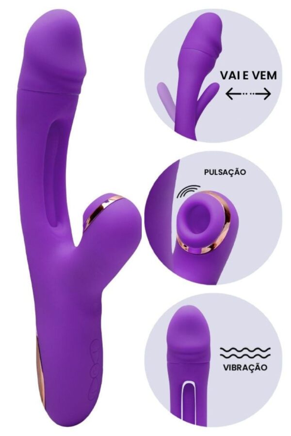 Vibrador com Pulsação Movimento Slap Leny - Image 10