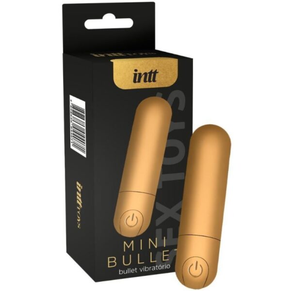 Mini vibrador Bullet Dourado da intt