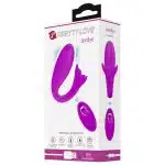 Pretty love Jordyn - Vibrador de ponto g recarregável em forma de baleia com 12 modos de vibração e controle remoto - Imagem 7