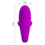 Pretty love Jordyn - Vibrador de ponto g recarregável em forma de baleia com 12 modos de vibração e controle remoto - Imagem 5