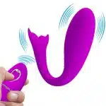 Pretty love Jordyn - Vibrador de ponto g recarregável em forma de baleia com 12 modos de vibração e controle remoto - Imagem 2