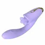 Vibrador de Ponto G e clitóris com Língua e Dedilhar Tapping Viola - S-Hande - Imagem 6
