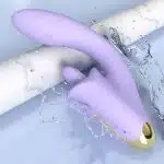 Vibrador de Ponto G e clitóris com Língua e Dedilhar Tapping Viola - S-Hande - Imagem 8