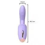 Vibrador de Ponto G e clitóris com Língua e Dedilhar Tapping Viola - S-Hande - Imagem 9