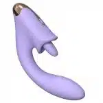 Vibrador de Ponto G e clitóris com Língua e Dedilhar Tapping Viola - S-Hande - Imagem 3