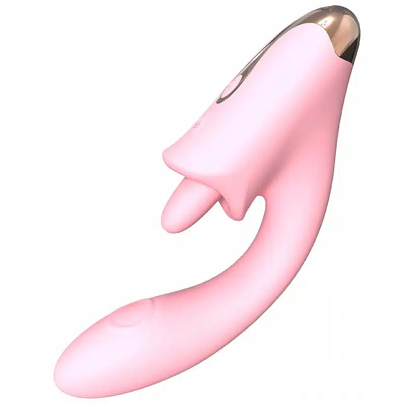 Vibrador de Ponto G e clitóris com Língua e Dedilhar Tapping Viola  SHande  Imagem 2