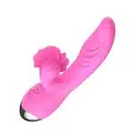 Dibe sex massager - Vibrador estimulador de ponto g e clítoris com efeito simulador de sexo oral com línguas giratóri - Imagem 3