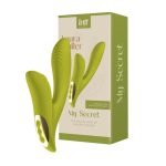 Intt My Secret - Vibrador de Ponto G em Silicone com 3 Modos de Vibração e Estimulador Clitoriano com 10 Pulsação