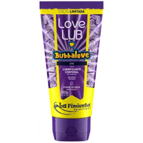 Lubrificante beijável de uva Love Lub Bubbalove 60G La Pimienta