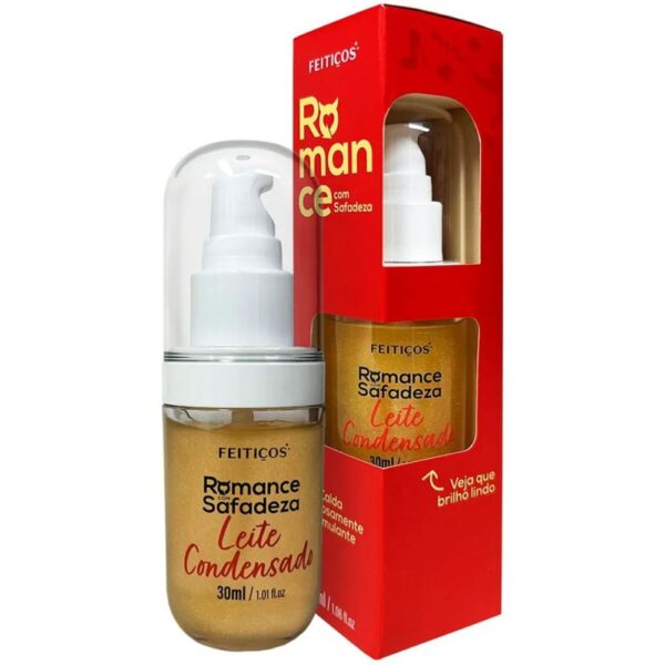 Romance Com Safadeza Leite condensado calda Estimulante Beijável com Aquecimento 30Ml Feitiços