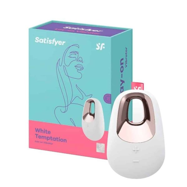 Satisfyer white temptation vibrador clitoriano com 10 modos de vibração e 5 intensidades