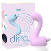 Vibrador com língua estimuladora de clitóris, 7 modos de vibração, 7 tipos de movimento e recarregável My Dino Licker