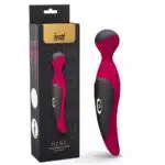Intt hebe - Massageador e estimulador de clitóris em silicone atóxico 7 modos de vibração e carregamento via usb Rosa