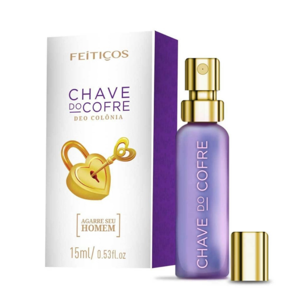 Chave do cofre Deo colônia com fragrância para atrair o homem - Feitiços aromáticos 15 ml