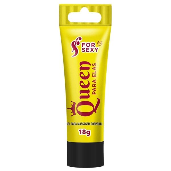 Queen Gel Excitante feminino que Esquenta E Vibra 18G For Sexy