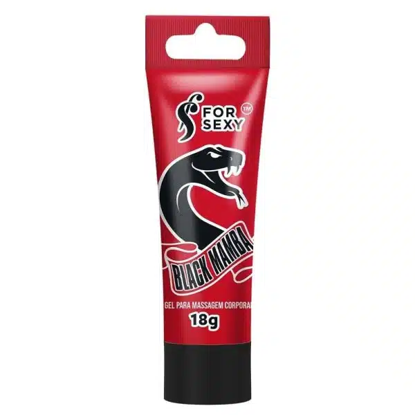 Black Mamba Gel Excitante Esquenta Esfria Vibra 18G For Sexy