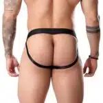 Cueca Jockstrap Varinha mágica Fetiche Preta Tallyta - Imagem 2