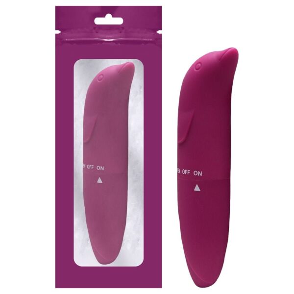 Vibrador ponto g aveludado com formato golfinho - Image 5