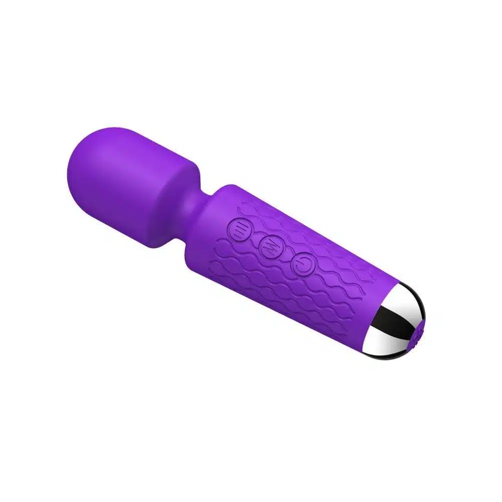 Mini Vibrador Varinha Mágica com 20 Modos de Vibrações e 8 Níveis e Velocidade  Imagem 8