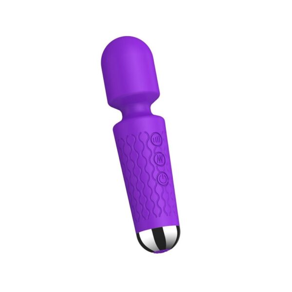 Mini Vibrador Varinha Mágica com 20 Modos de Vibrações e 8 Níveis e Velocidade - Image 6