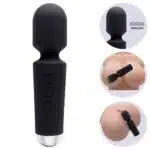Mini Vibrador Varinha Mágica com 20 Modos de Vibrações e 8 Níveis e Velocidade - Imagem 5