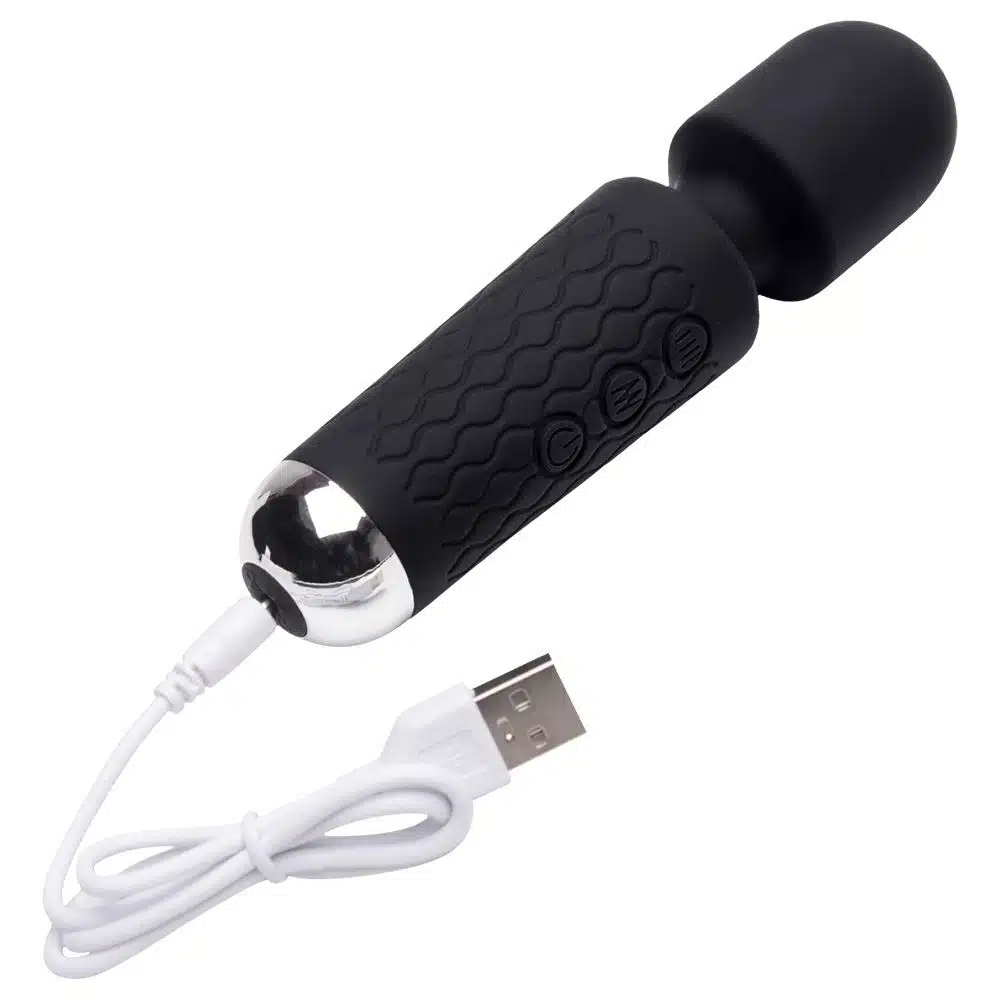 Mini Vibrador Varinha Mágica com 20 Modos de Vibrações e 8 Níveis e Velocidade  Imagem 10