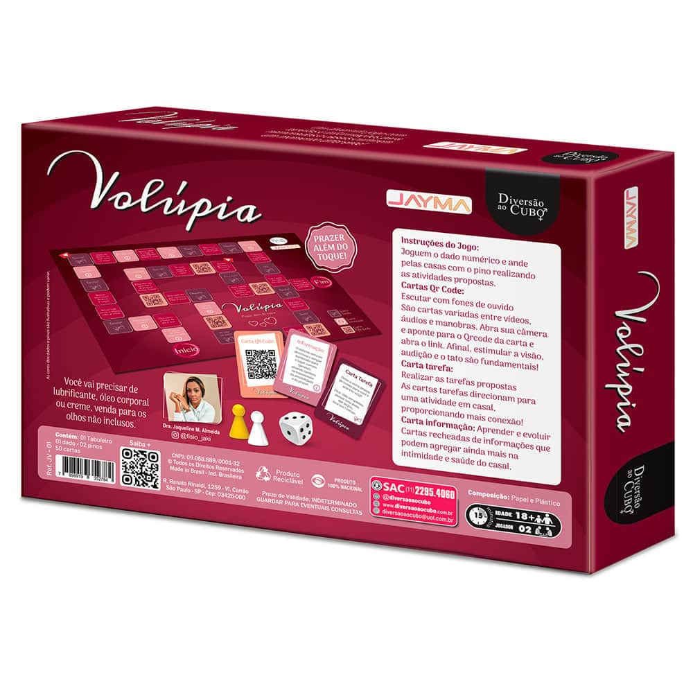 Jogo De Cartas Volúpia Prazer Além Do Toque Diversão Ao Cubo 4 Jogo De Cartas Volúpia Prazer Além Do Toque Diversão Ao Cubo - Imagem 4
