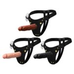 Cinta Strap-On Com Pênis Vibrador 16x4 cm Soulsex