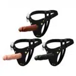 Cinta Strap-On Com Pênis Vibrador 16x4 cm Soulsex