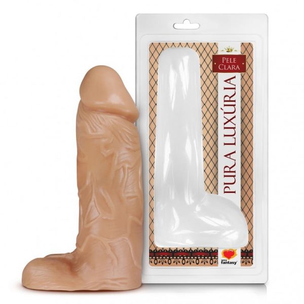 Pênis Realístico Pura Luxúria Com Escroto 23,2X7,5 - Sexy Fantasy