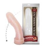 Pênis Realístico Em CyberSkin Com Vértebra 18cm - Sexy Fantasy