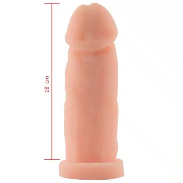 Pênis Realístico Em CyberSkin 18cm - Sexy Fantasy