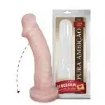 Pênis Realístico Em CyberSkin Com Vértebra 17cm - Sexy Fantasy