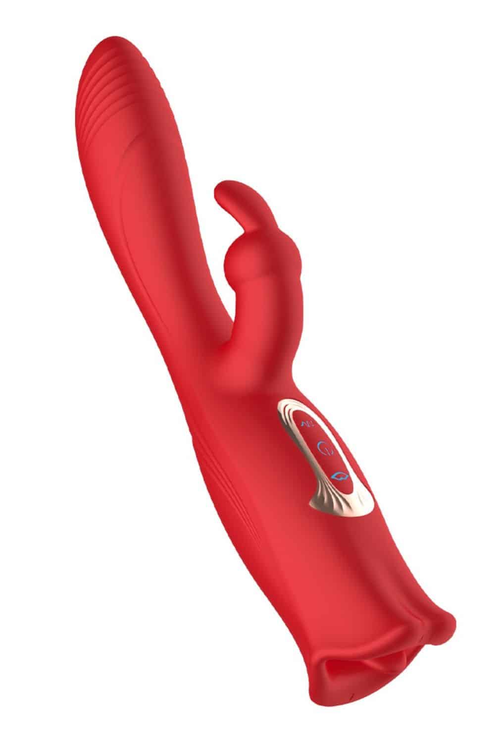 Boca Vibratória com Penetração e Estimulador de Clitóris