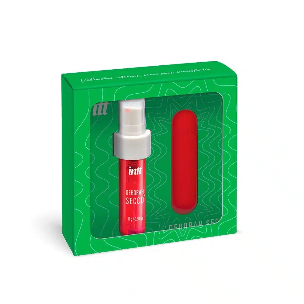 Kit Deborah Secco Bullet Vibrador Clitoris Feminino e Gel Beijavel Picante Aquece Intt  Imagem 4