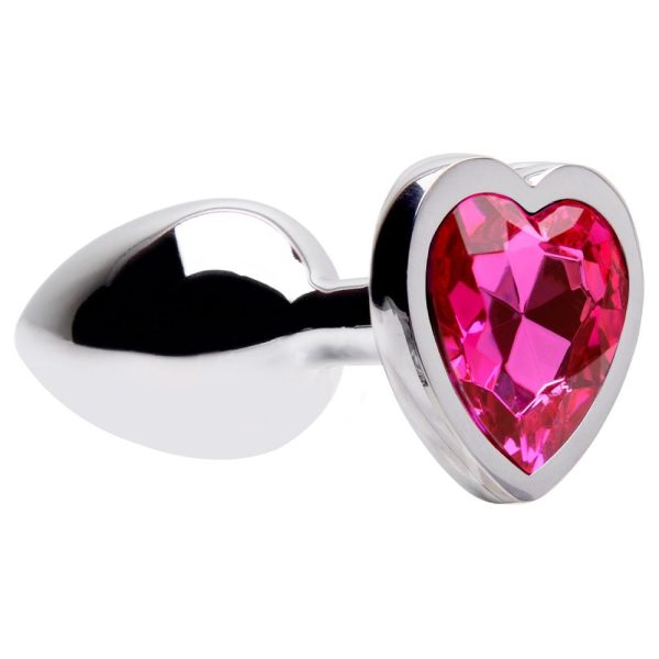 Plug Anal Médio de Metal Coração Pedra Sensual Love - Imagem 5